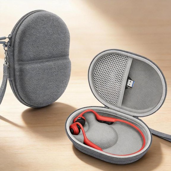 Zeiwohndc Storage Box For TAA1708/OpenRun Pro2/Nank Runner Pro5 Headphone Case Holder
