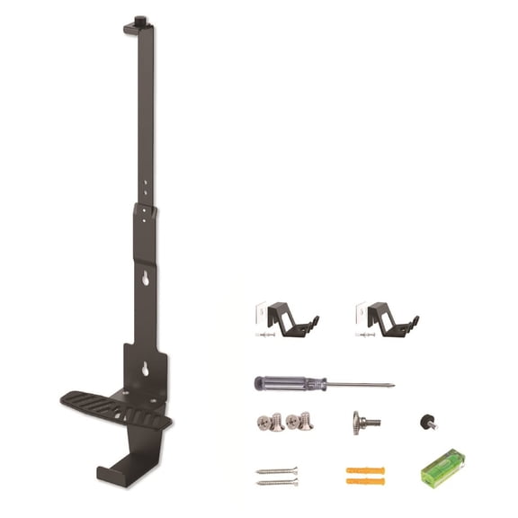 Zeiwohndc Storage Bracket for SLIM Console with Controller & Headphone Hanger