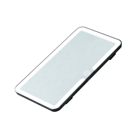Zeiwohndc Sun Visors Mounted Vanity Mirror ABS Construction For On The Go Touch Ups