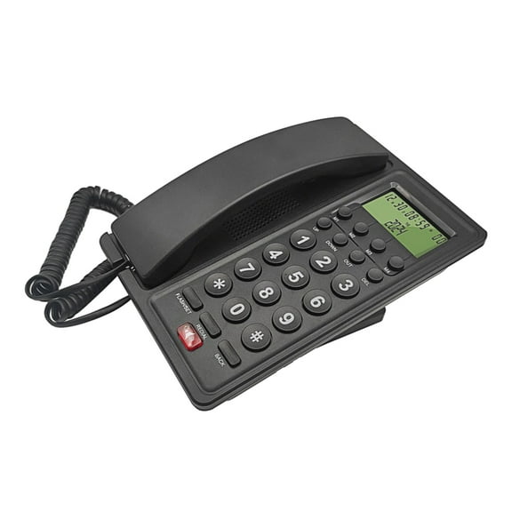 Zeiwohndc Telephone Professional Office Desk Phone Corded Landline With Incoming Calls