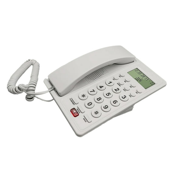 Zeiwohndc Telephone Professional Office Desk Phone Corded Landline With Incoming Calls