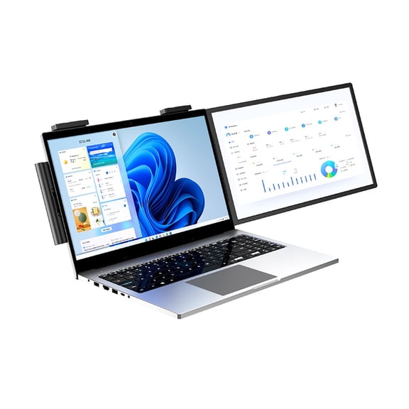 Zeiwohndc Thin 14 Foot Laptop Extension Display 1080P 720P Screen with Vertical Orientation