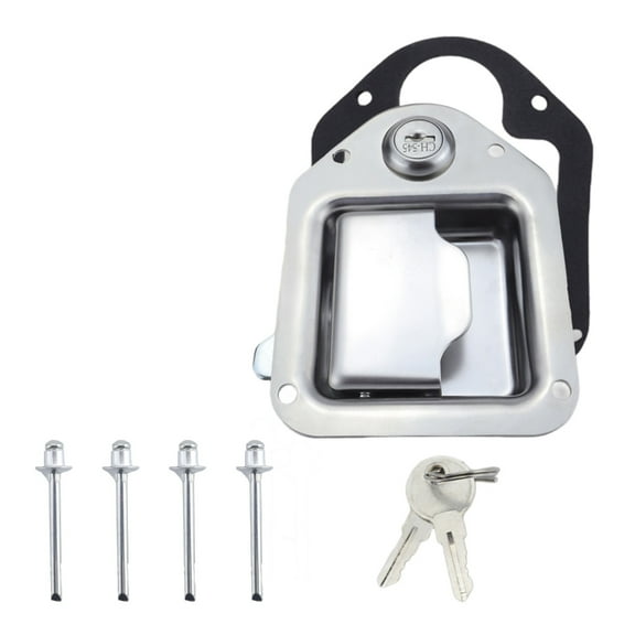 Zeiwohndc Tool Box Lock Door Latches Distribution Box Lock for Truck Trailer Door Boats