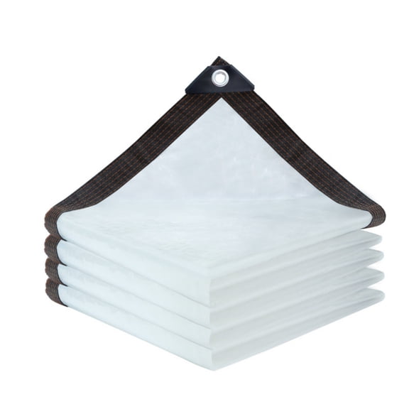 Zeiwohndc Transparent Tarpaulin For Chicken Houses Cord Winter Ready Clear Tarp