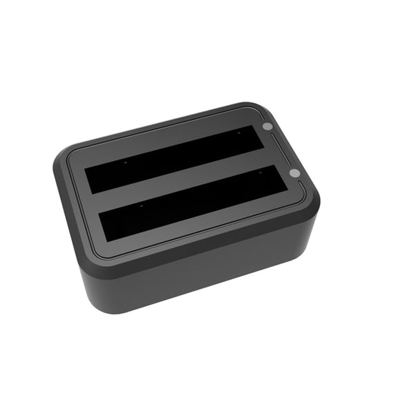 Zeiwohndc Two Slot Battery Charging Station For 360 Action Camera Quick Charging USB C
