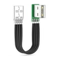 thumbnail image 1 of Zeiwohndc USB A Male to Male 2 USB2.0 Extension Cable for Radiators Hard Disk Webcom, 1 of 8