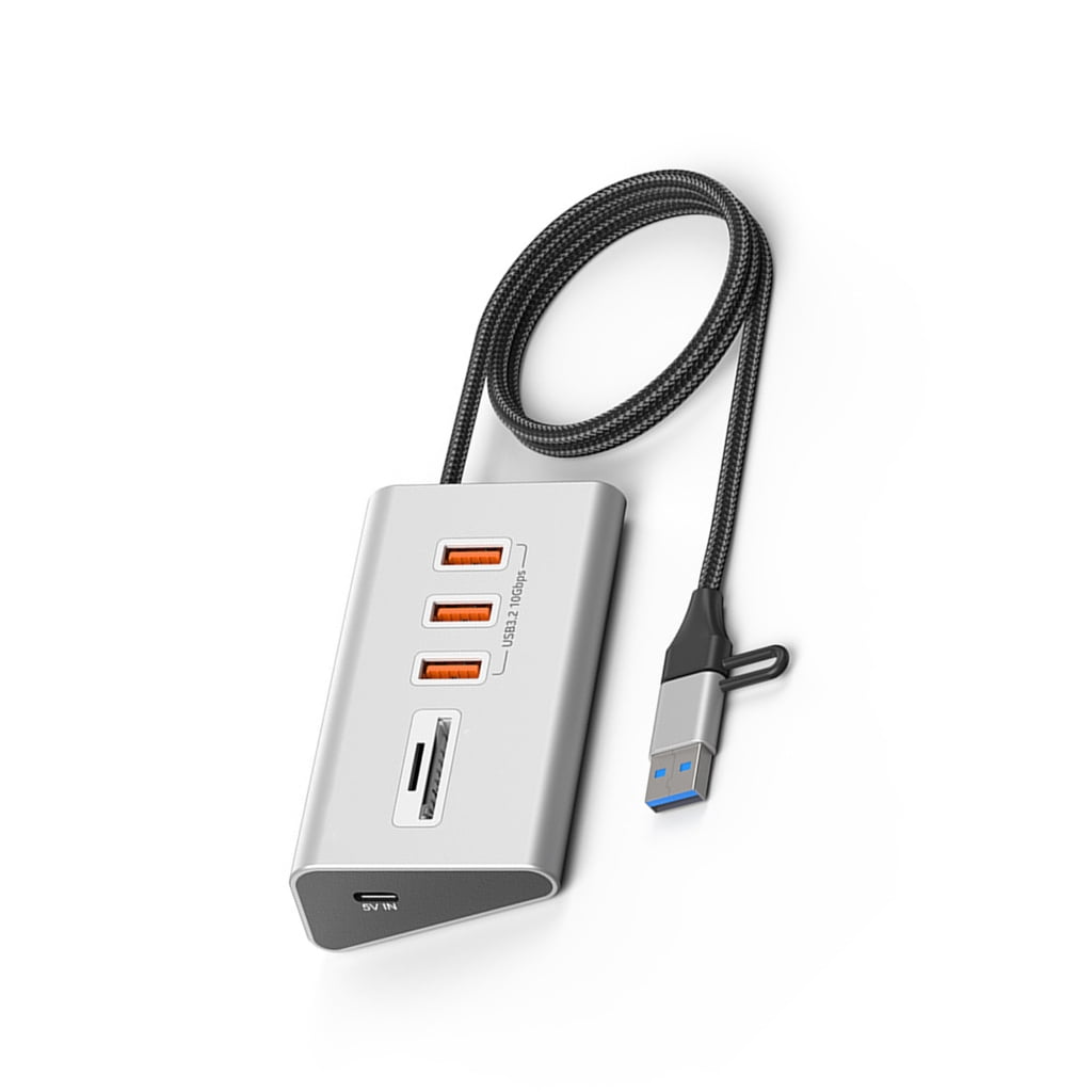 Zeiwohndc USB C Hubs 10Gbps Fast Speed Data Transfer Multiple Port Adapter For Devices