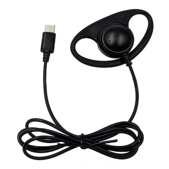 Zeiwohndc USB C Single Side Mono Earphone Mono Corded Headsets Single Side Earbud