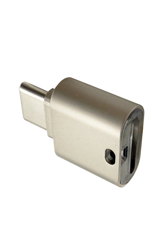 USB C TF Card Reader Adapter With Keychain For Microed Cards For Phone 15