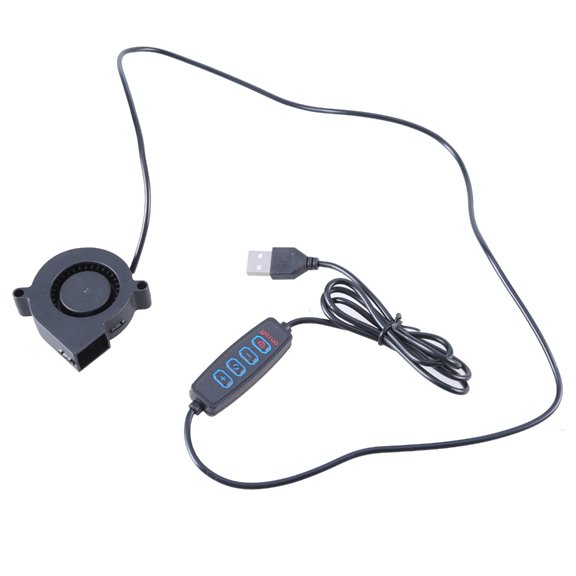 Zeiwohndc USB Cooliing Fan 5V with Speed Control 3500RPM Cooling Fan for Computer