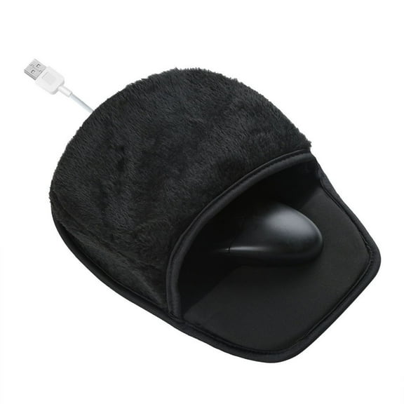 Zeiwohndc USB Heated Mouse Pad Winter Heating Mousepad Typing Hand Warmer for Computer