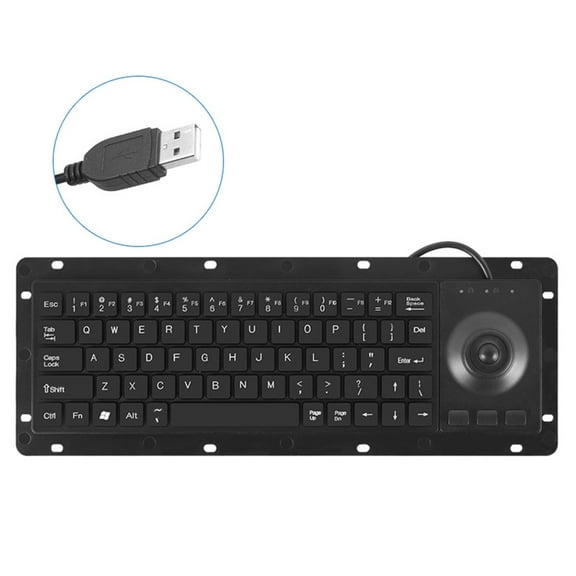 Zeiwohndc USB Keyboards with Touchpads Offering Easy Integration Into Various Systems