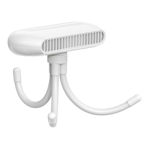 Zeiwohndc USB Mini Rechargeable Fan for Baby Stroller Handy Bladeless Small Fan 2400mah