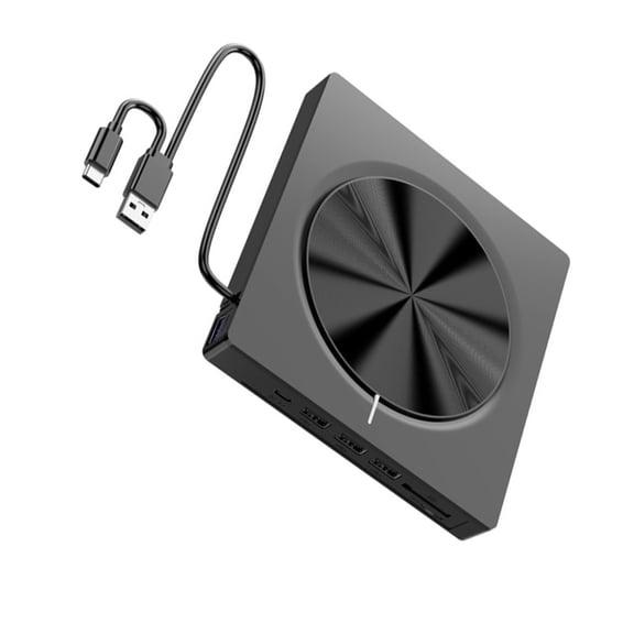 Zeiwohndc USB3.0 External DVDs Burning Drive Type C Portable Burners Writer for PC Laptop
