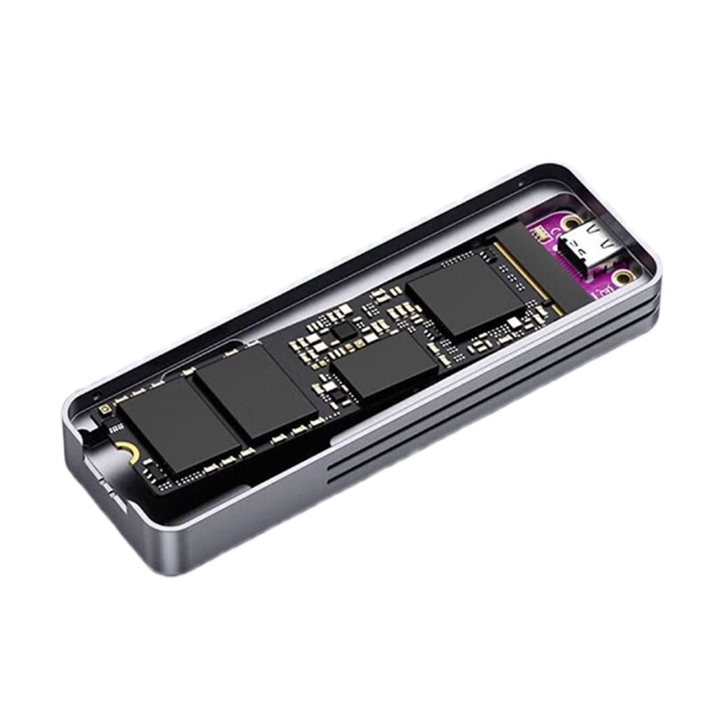 Zeiwohndc USB3.2 Gen 2 M.2 NVME SATAs External SSDs Enclosure for Quickly File Access