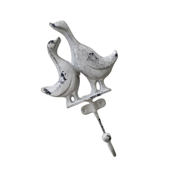 Zeiwohndc Unique Duck Shaped Metal Hook For Entry Garden Rustics Home Storage Solution