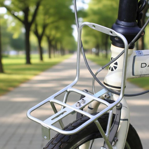 Zeiwohndc Universal Bicycle Front Rack Heavy Duty Bike Cargo Rack For Cycling