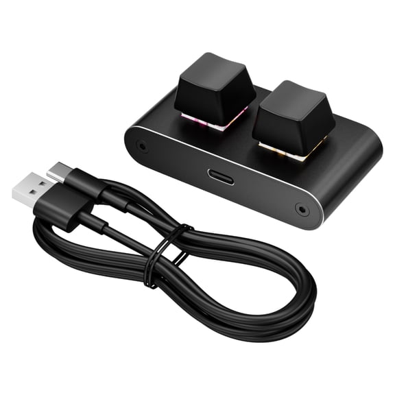 Zeiwohndc Universal Corded Keyboards Two Keys Copy Paste Shortcut Mini Keypad