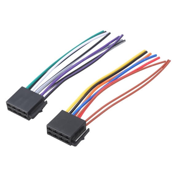 Zeiwohndc Universal Female ISO Wiring Harness Car Radio Adaptor Connector Wire Plug Kit
