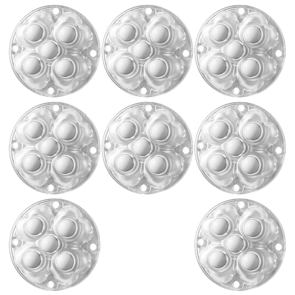 Zeiwohndc Universal Floor Adhesive Casters 3 Ball Bearing Rotating Design Quiet Movement