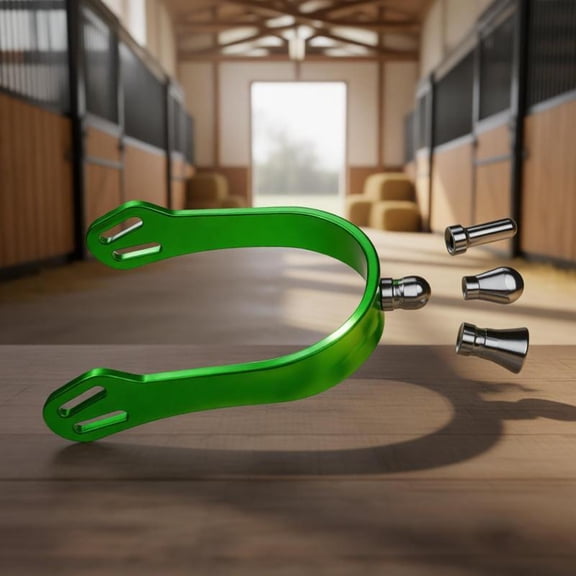 Zeiwohndc Universal Horse Riding Spur Metal Horse Boot Spur Competition Equipments