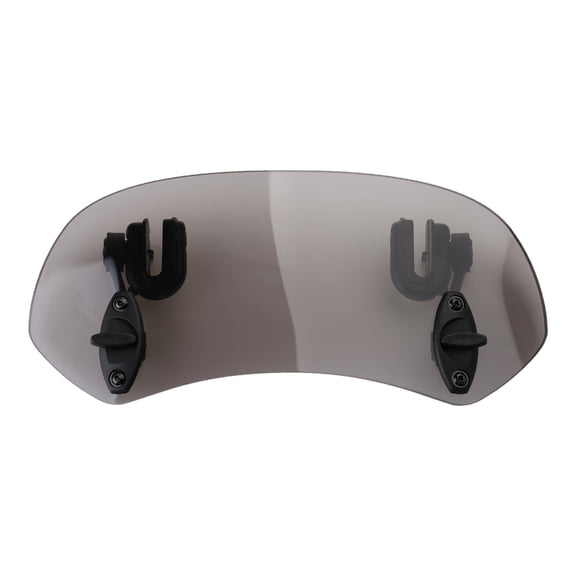 Zeiwohndc Universal Motorcycle Cruiser Windshield Windscreen with Mounting Kit