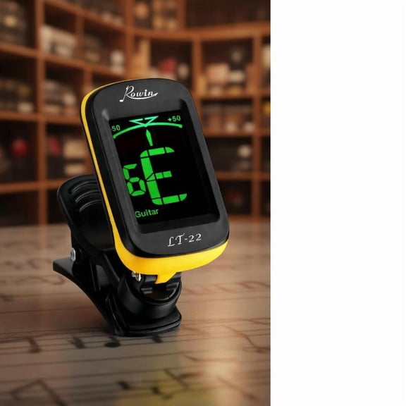 Zeiwohndc Universal Musical Instrument Tuner for Guitar Violin with Clear LCD Display