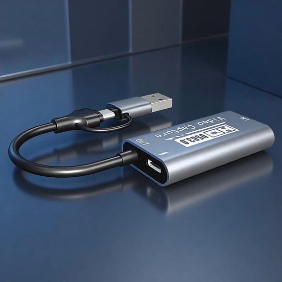 Zeiwohndc Universal Support USB C Video Capture Card USB3.0 Bandwidth Portable Design