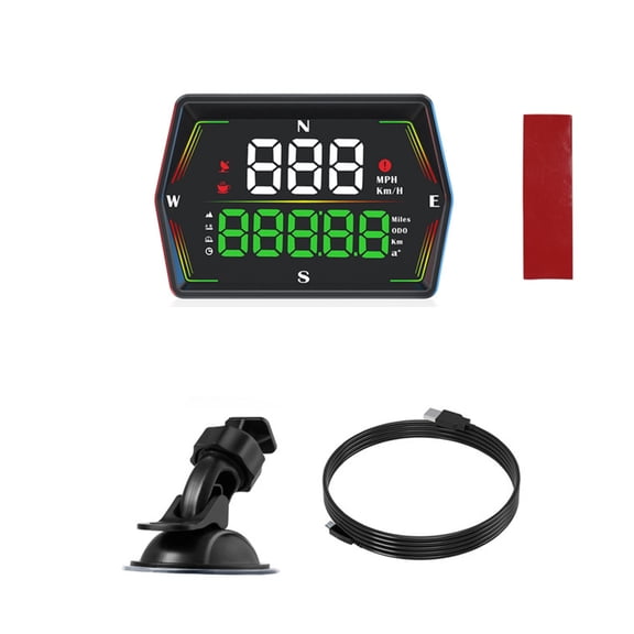 Zeiwohndc Vehicle Heads Up Display with Map Tracking Odometer Mileage & Data Projector