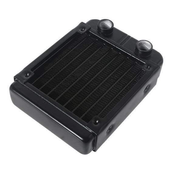 Zeiwohndc Water Cooling Computer Radiator 8 Pipe Aluminum Heat Exchanger Liquid Cooling
