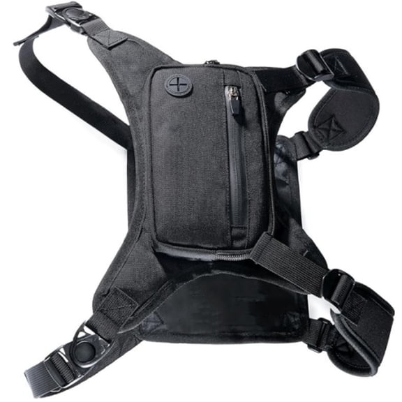 Zeiwohndc Waterproof Reflective Running Bag Chest Pack with Multiple Pockets For Hiking