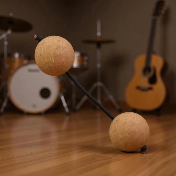 Zeiwohndc Wood Sand Ball Aslatua African Shaker Rattle Rhythm Instrument Percussion