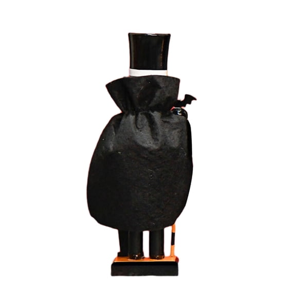 Zeiwohndc Wooden Nutcrackers Soldier Halloween Home Decoration Handicraftsman Constructed