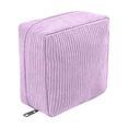 thumbnail image 1 of Zeiyignr Mini Makeup Bag, Small Cosmetic Bag with Zipper, Portable Travel Makeup Pouch for Lipsticks, Chapsticks, Coin, Earphone, Credit Card Purple, 1 of 7