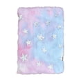 thumbnail image 1 of Zeiyignr Plushes Diary Book, Tie-Dye Fuzzy Journal, Hardcover Fluffy Notebook for Drawing,Working, Writing, Recording Blue, 1 of 6