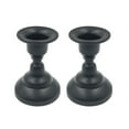 thumbnail image 1 of 2 Packs Taper Candle Holder, Small Candle Holder, Candlestick Holders for Taper Candles, Short Black Pillar Candle Holders for Christmas, Weddings and Dinner, 1 of 6