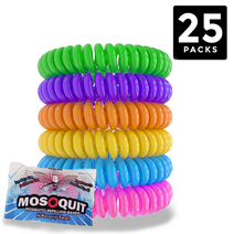 ZekPro 25 Pack Mosquito Repellent Bracelet Band [INDIVIDUALLY WRAPPED] Insect Bug
