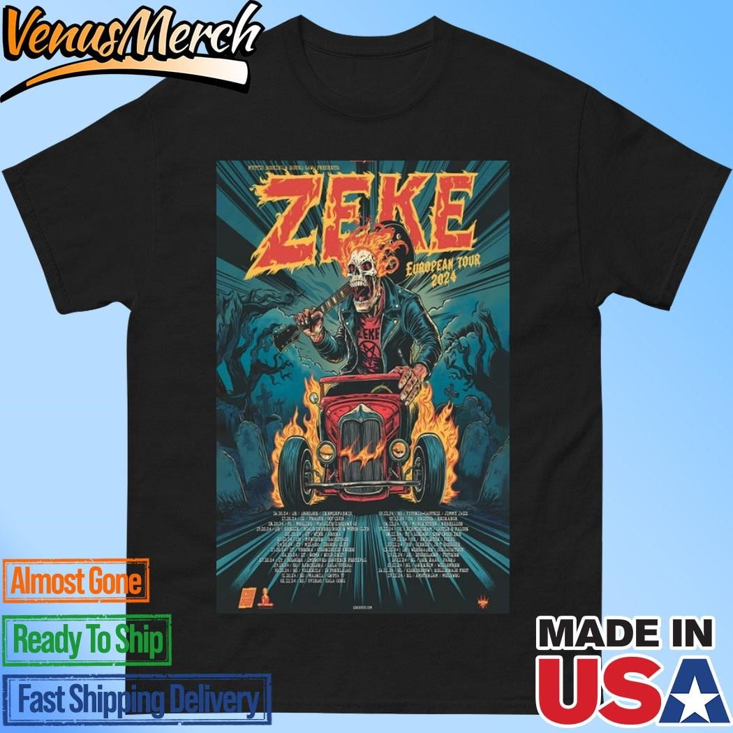Zeke Band European Tour 2024 Poster Shirt