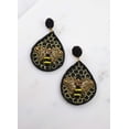 thumbnail image 1 of Zeke Embellished Bee Earring BLACK, 1 of 6