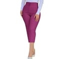 thumbnail image 1 of Zekutng Capri Pants for Women Solid-Color Slim-Fit Casual 7/8-Length Pants,Sizes S-3XL, 1 of 6