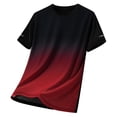 thumbnail image 1 of Zekutng Mens Shirts Gradient-Print Short-Sleeve Crew-Neck T-Shirt,Sizes M-5XL, 1 of 3