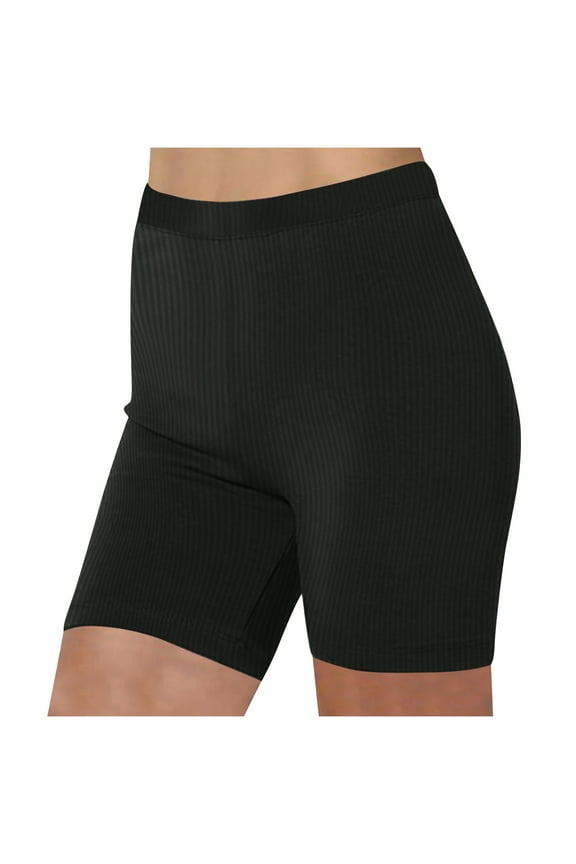 Zekutng Shorts for Women Elastic Waist Summer Solid Casual with Outing Shorts,Sizes S-2XL