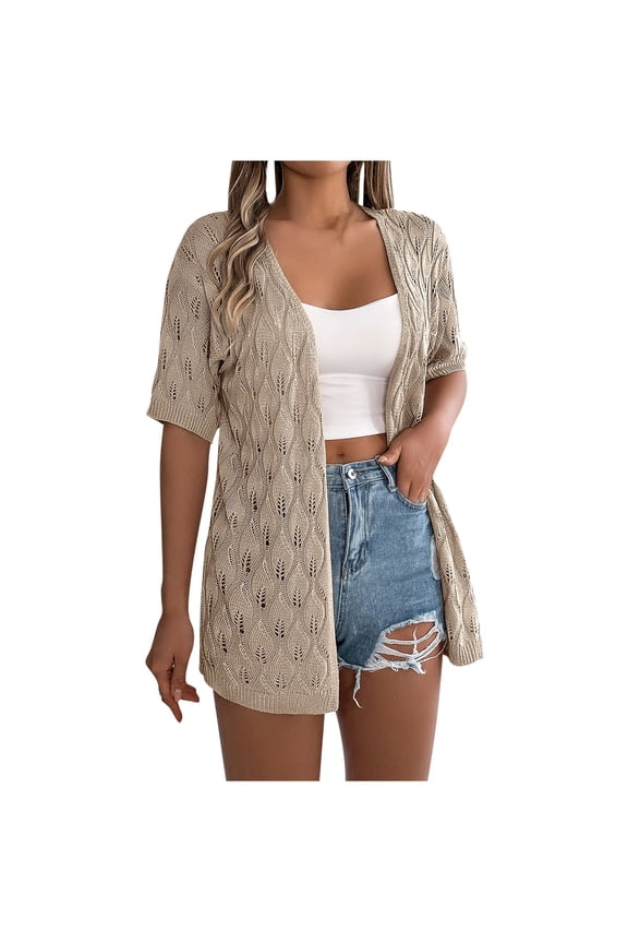 Womens Tops Summer Short Sleeve Casual Loose Blouses,Sizes S-XL