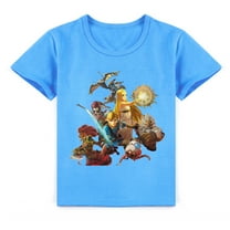 Zelda Boys Girls Crew Neck Cotton Short Sleeve T-shirt Kids Summer Fashion Casual T-shirt