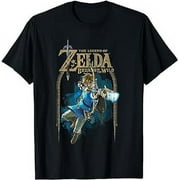 Zelda Breath Of The Wild Link Arch Shot Logo Graphic T-Shirt T-Shirt