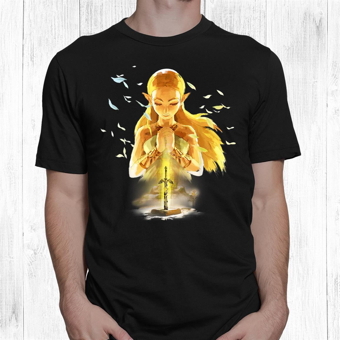 Zelda Breath Of The Wild Zelda Watercolor Portrait Tshirt