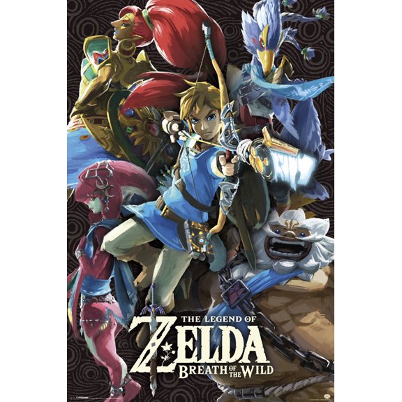 Zelda - Breath of the Wild - Divine Beasts Poster Print (22 x 34)