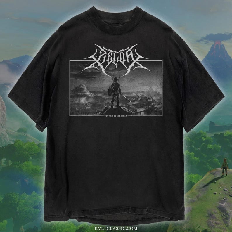 Zelda Breath of the Wild TShirt, Unisex The Legend of Zelda Metal