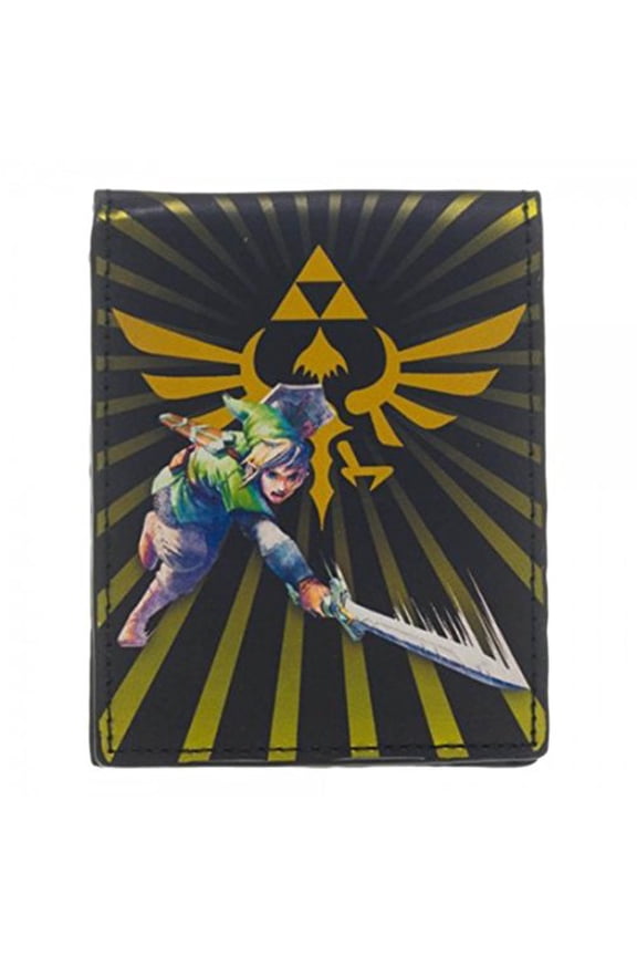The Legend Of Zelda Unisex Trifold Wallet, Multicolor, Gold, 1-Piece