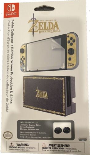 Zelda Collector's Edition Screen Protection & Skins- Nintendo Switch, Brand New Catalog